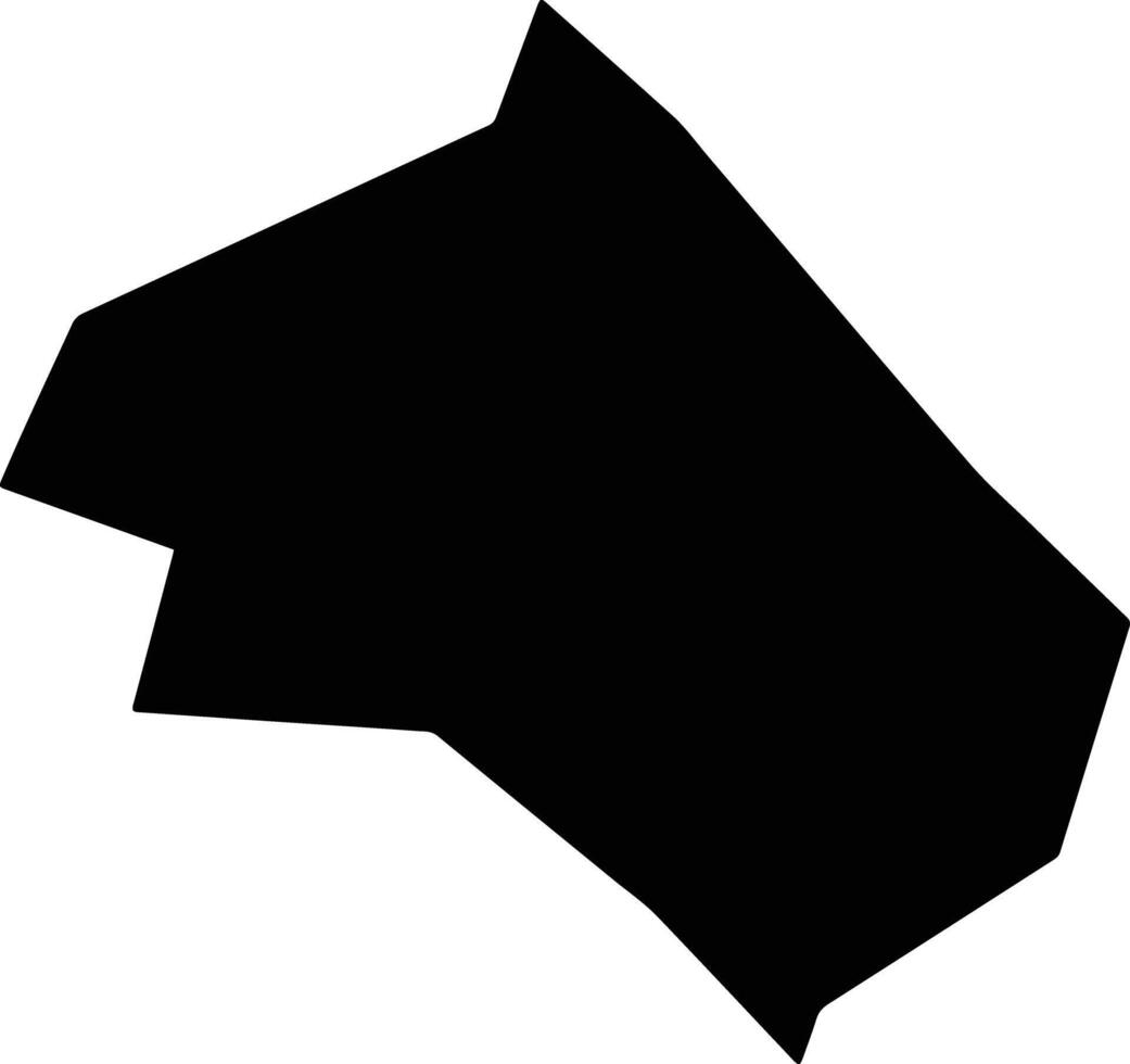 Shenmuxian China silhouette map vector