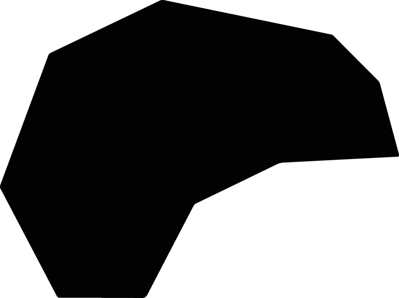 Shengxian China silhouette map vector
