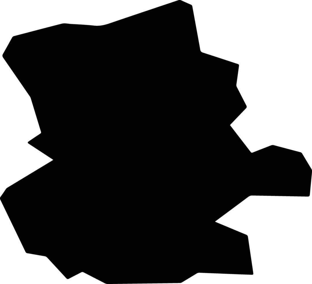 Shenzhaxian China silhouette map vector
