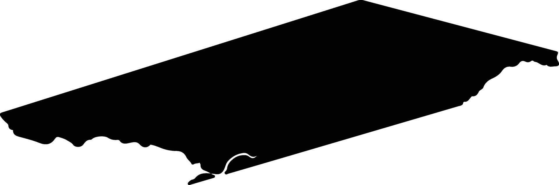 Shenzhenshi China silhouette map vector