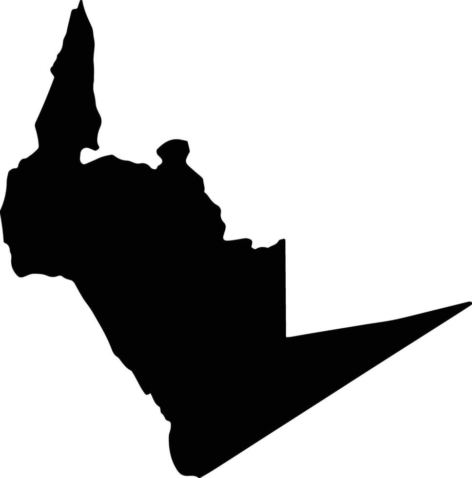 Sherwood Content Jamaica silhouette map vector