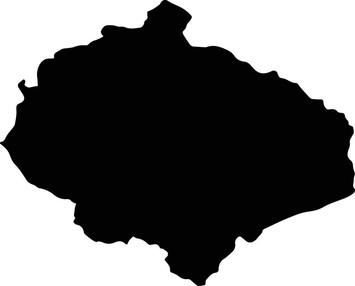 Shi Yomi India silhouette map vector