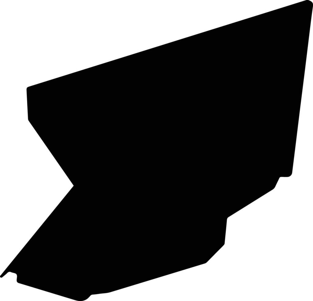 Shichigahama Japan silhouette map vector