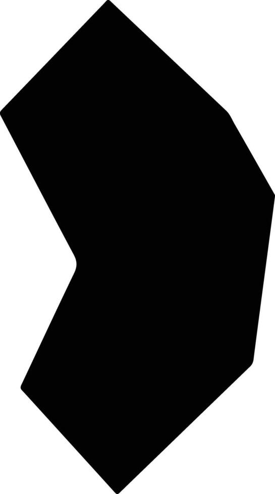 Shidianxian China silhouette map vector