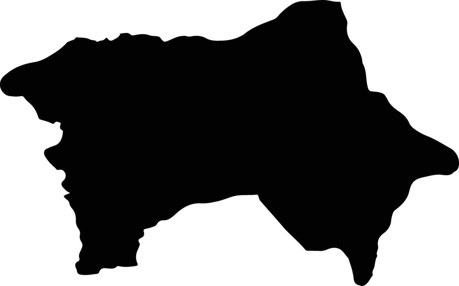 Shieb eritrea silueta mapa vector