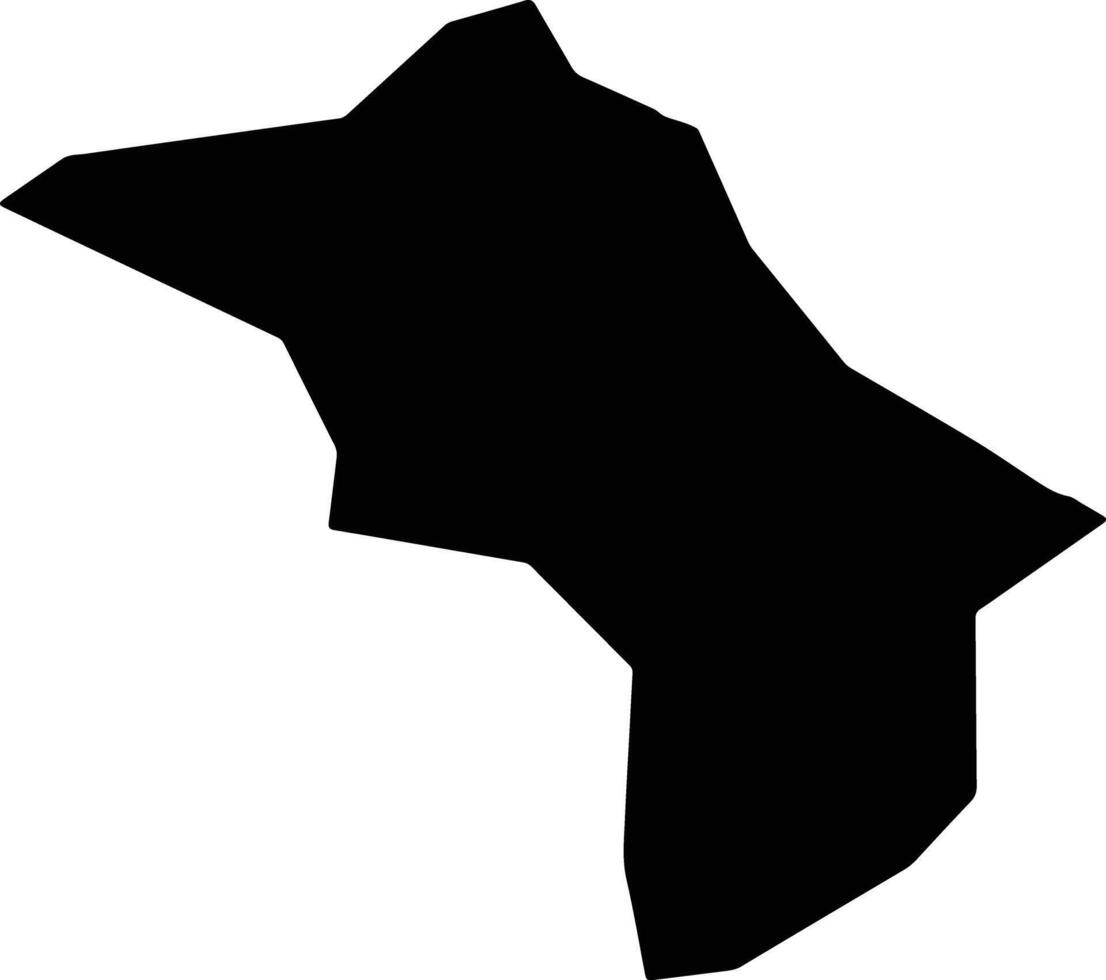 Shikabe Japan silhouette map vector