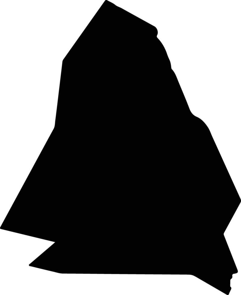 Shimabara Japan silhouette map vector