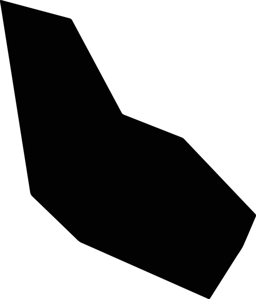 Shimamoto Japan silhouette map vector