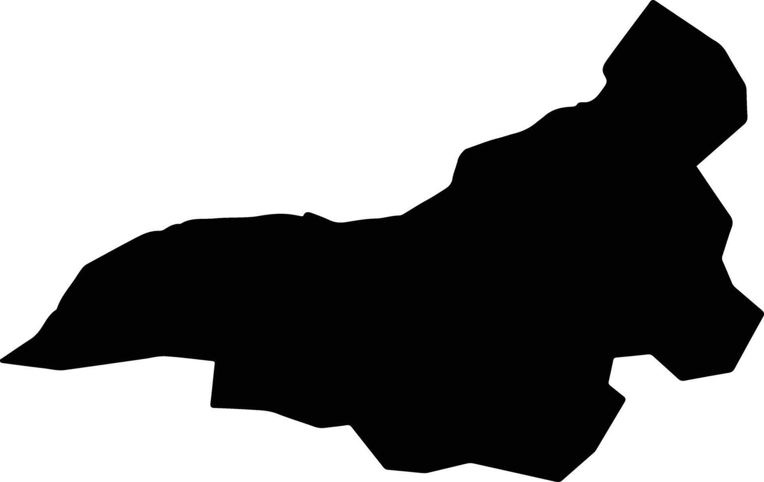 Shimamaki Japan silhouette map vector
