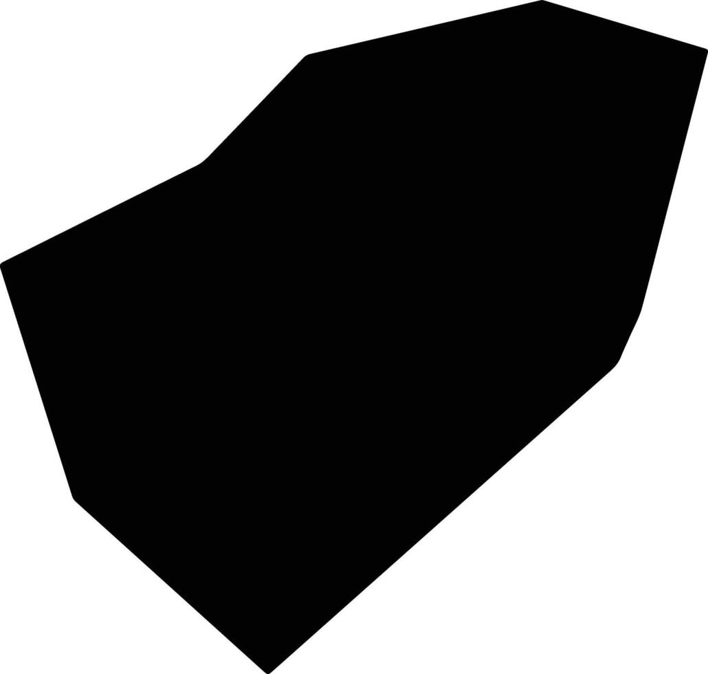 Shimojo Japan silhouette map vector