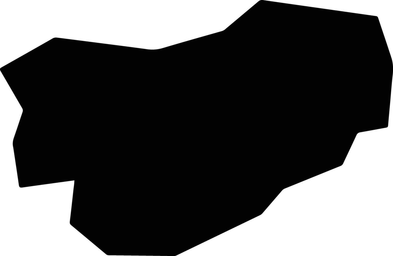 Shinano Japan silhouette map vector
