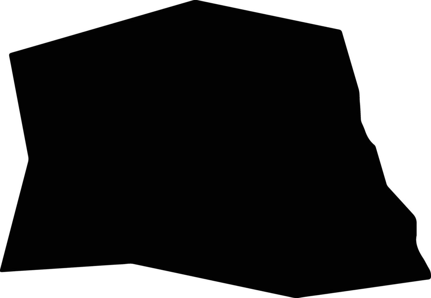 Shinchi Japan silhouette map vector