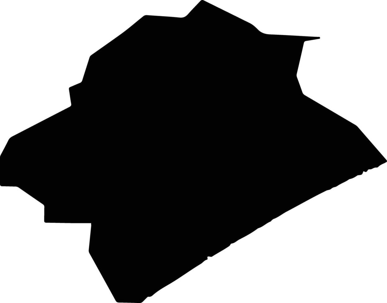 Shiraoi Japan silhouette map vector