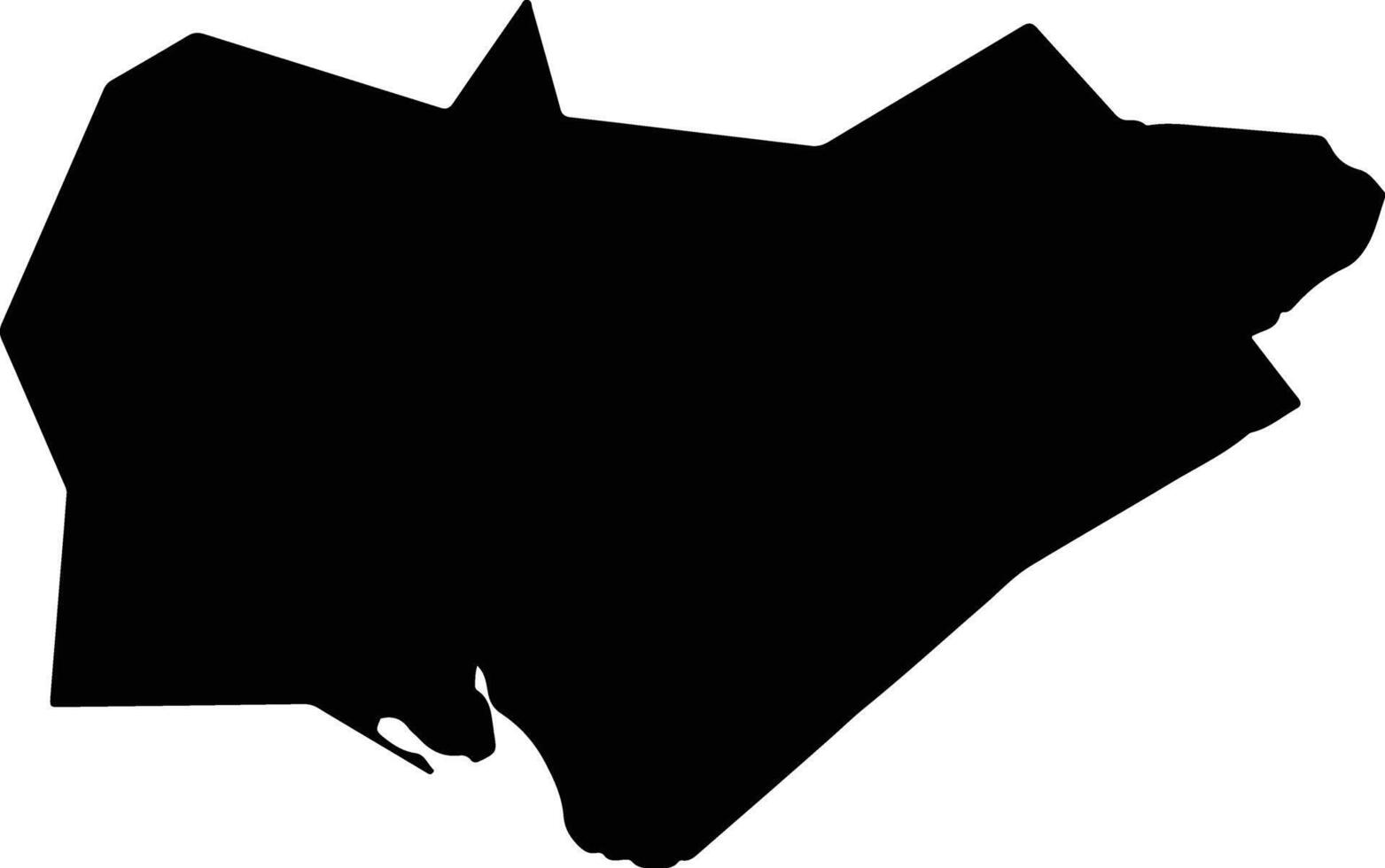 Shiroishi Japan silhouette map vector