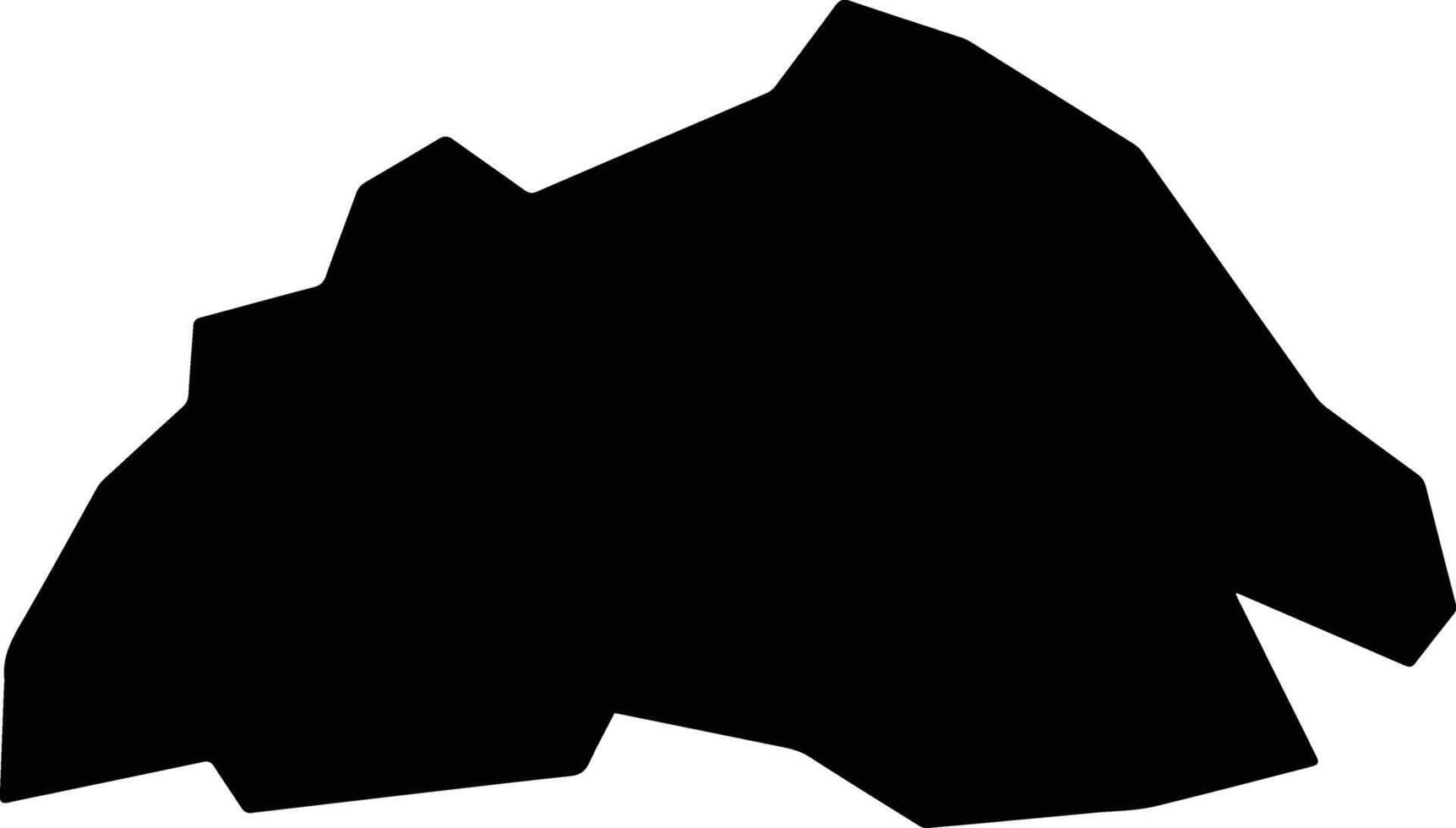 Shirosato Japan silhouette map vector