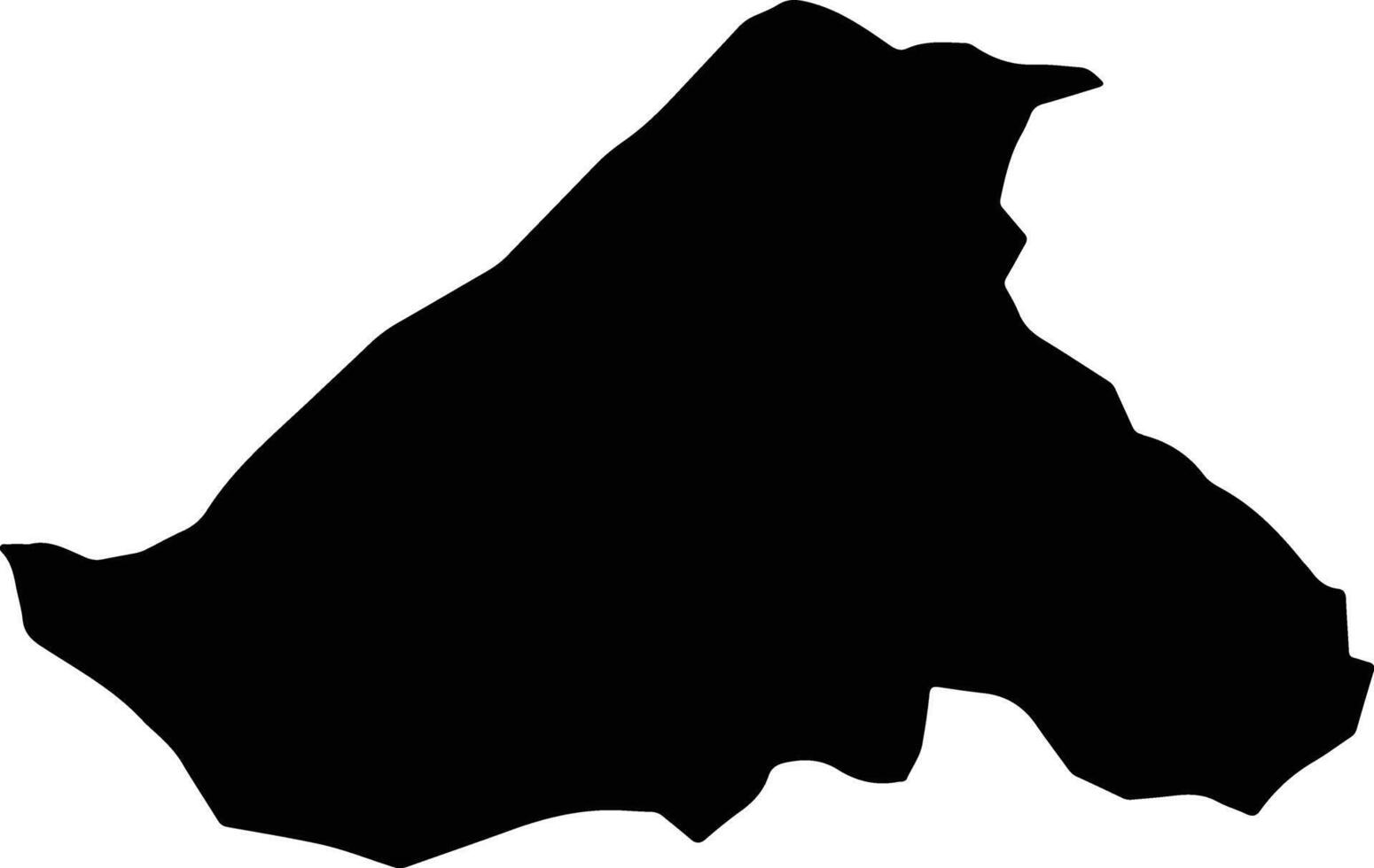 Sholgara Afghanistan silhouette map vector