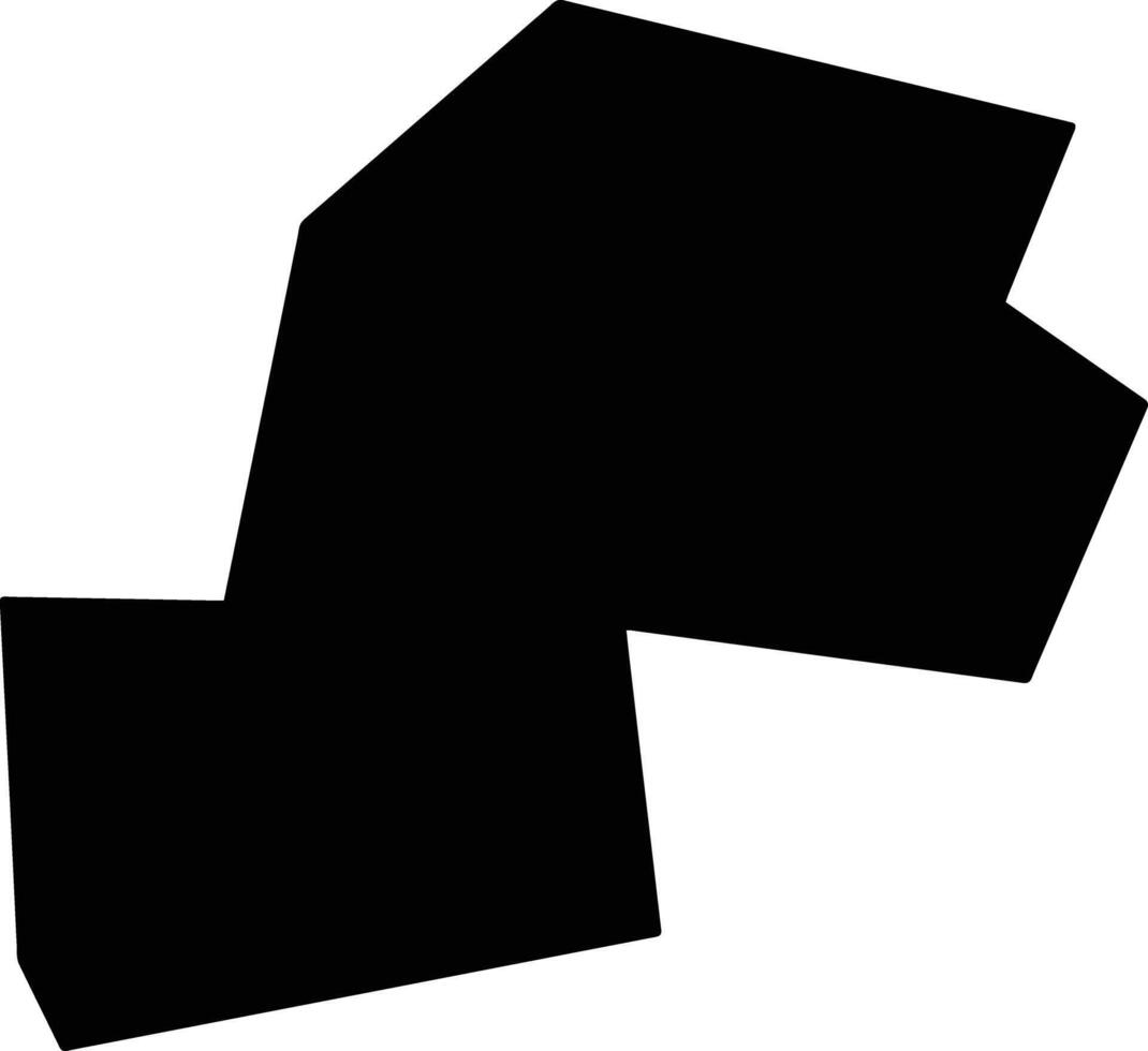 Shoo Japan silhouette map vector