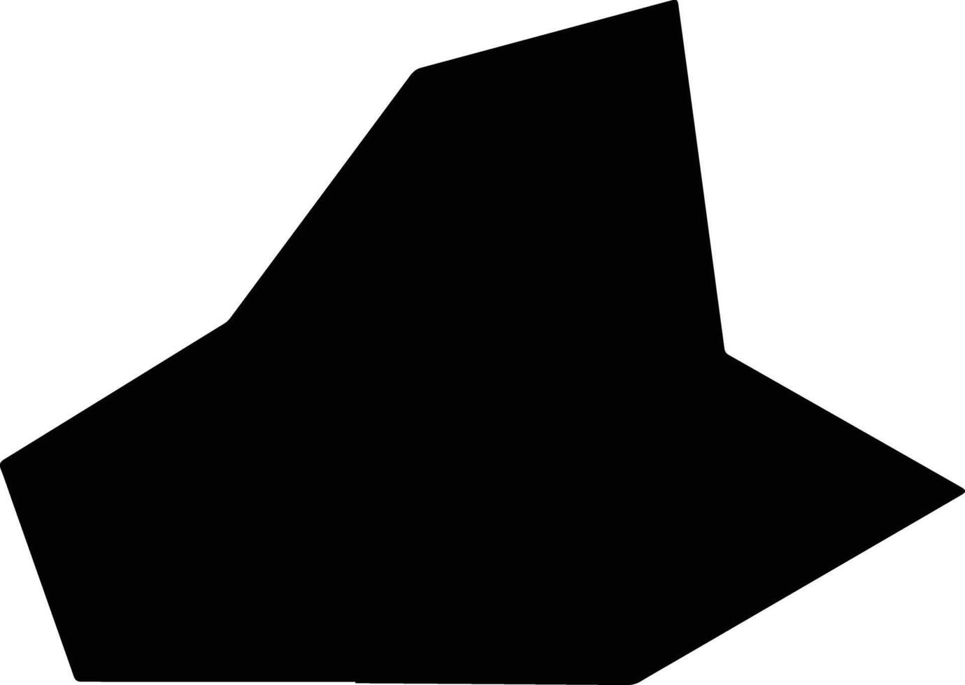 Shostka Ukraine silhouette map vector