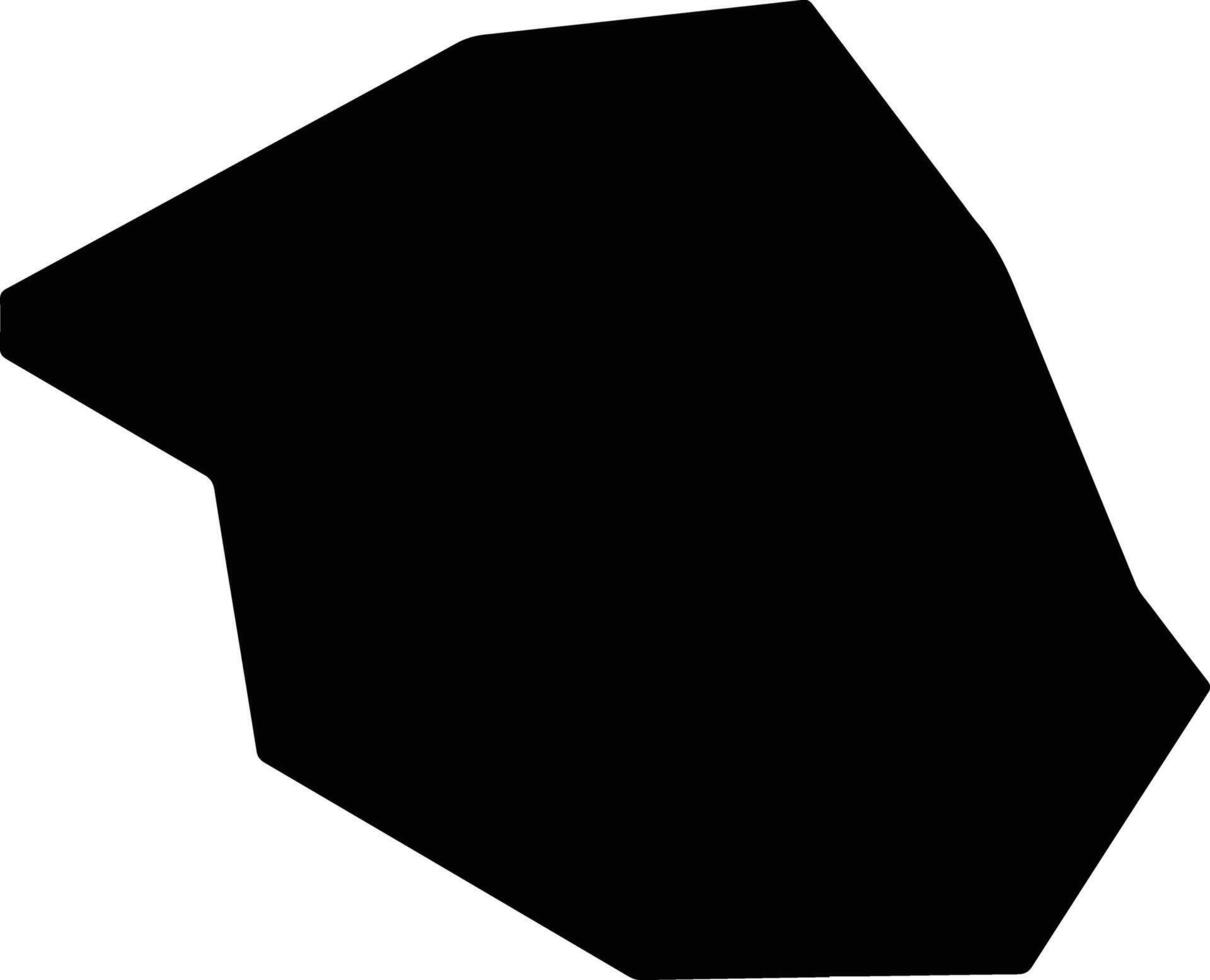 Shouyangxian China silhouette map vector