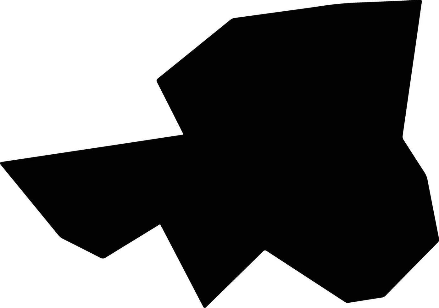 Shuangboxian China silhouette map vector