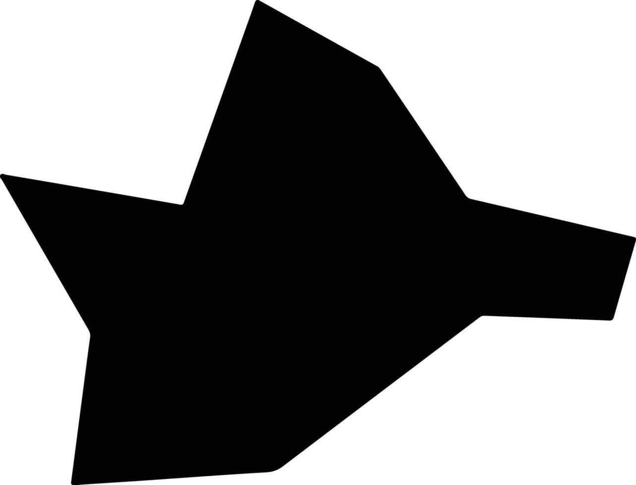 Shuchangxian China silhouette map vector