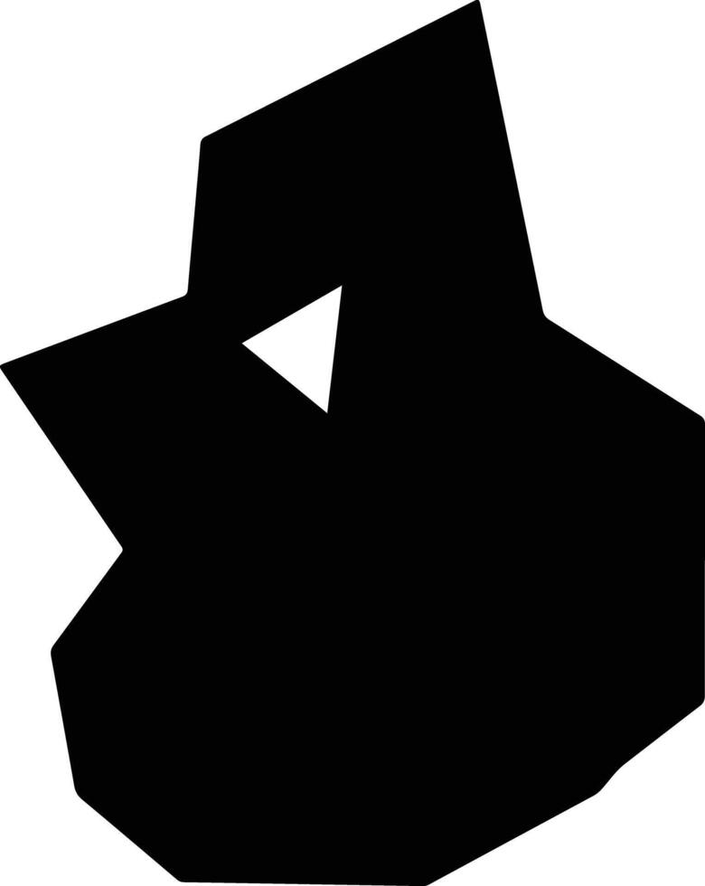 Shuichengxian China silhouette map vector