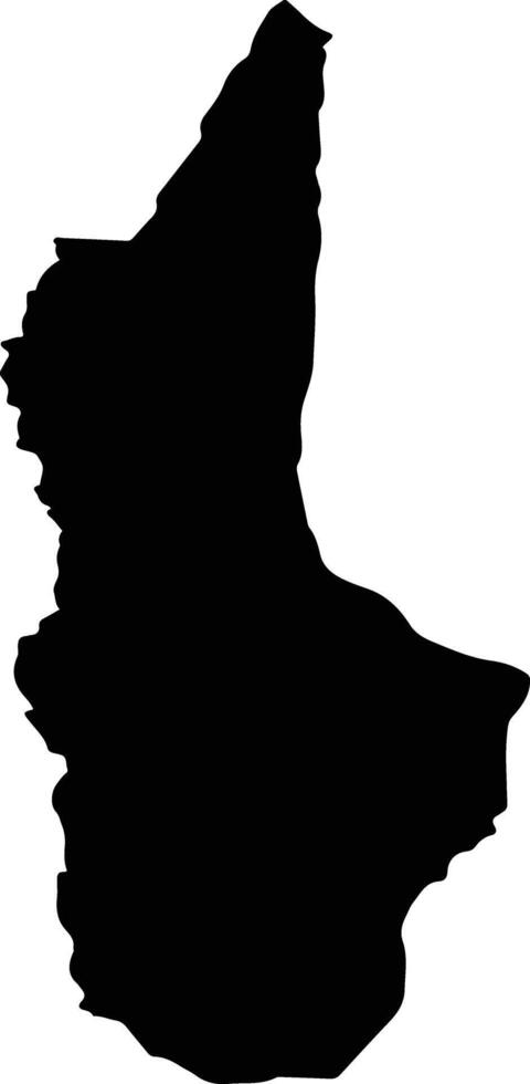 Shuna al Jabiniyya Jordan silhouette map vector