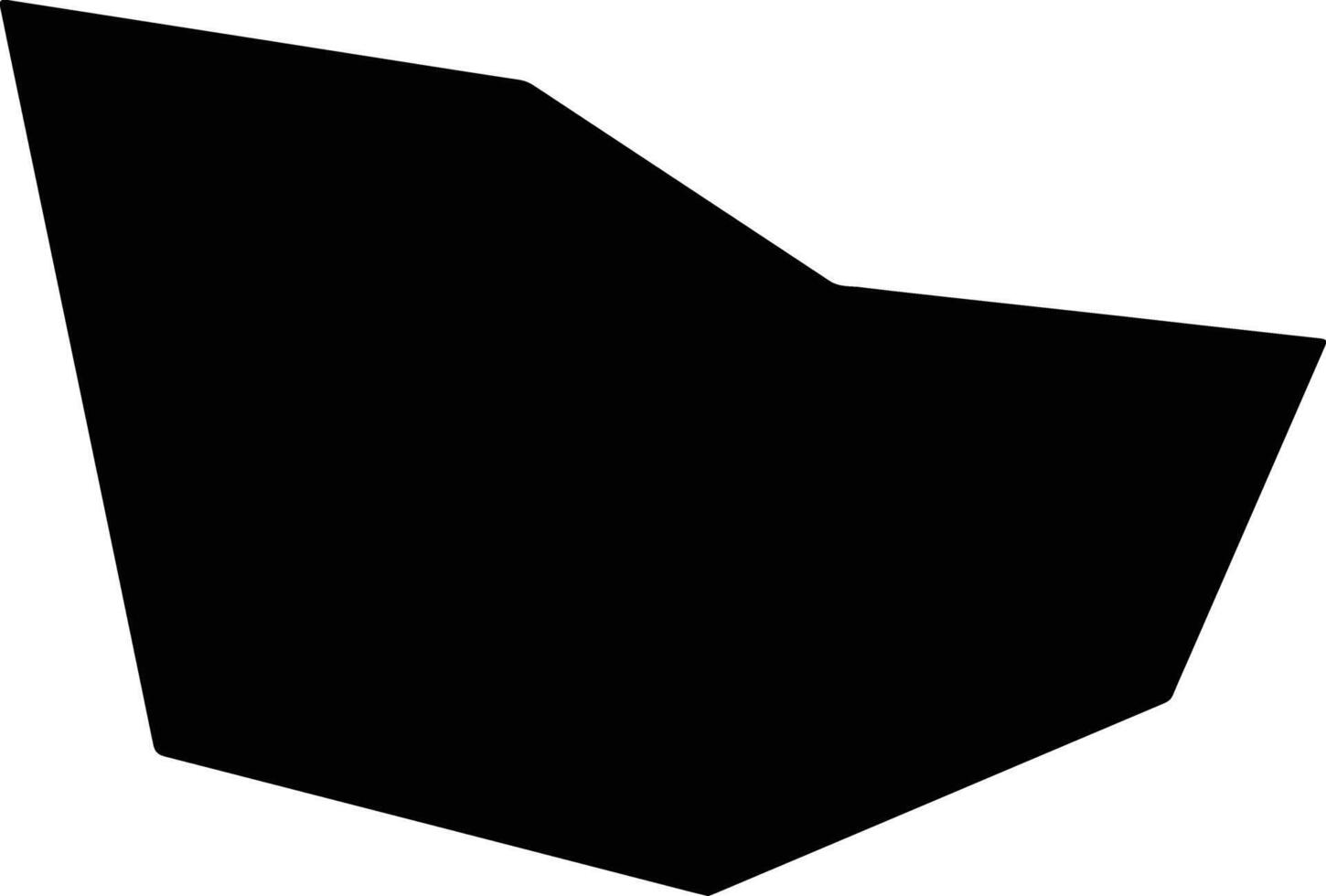 Shyroke Ukraine silhouette map vector