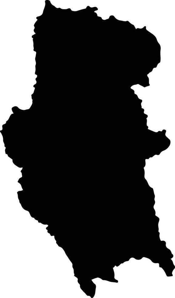 Si Sawat Thailand silhouette map vector