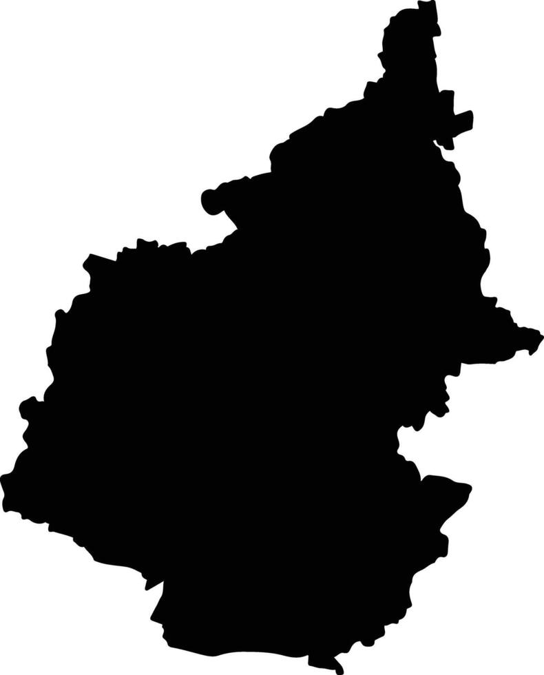 Si Prachan Thailand silhouette map vector