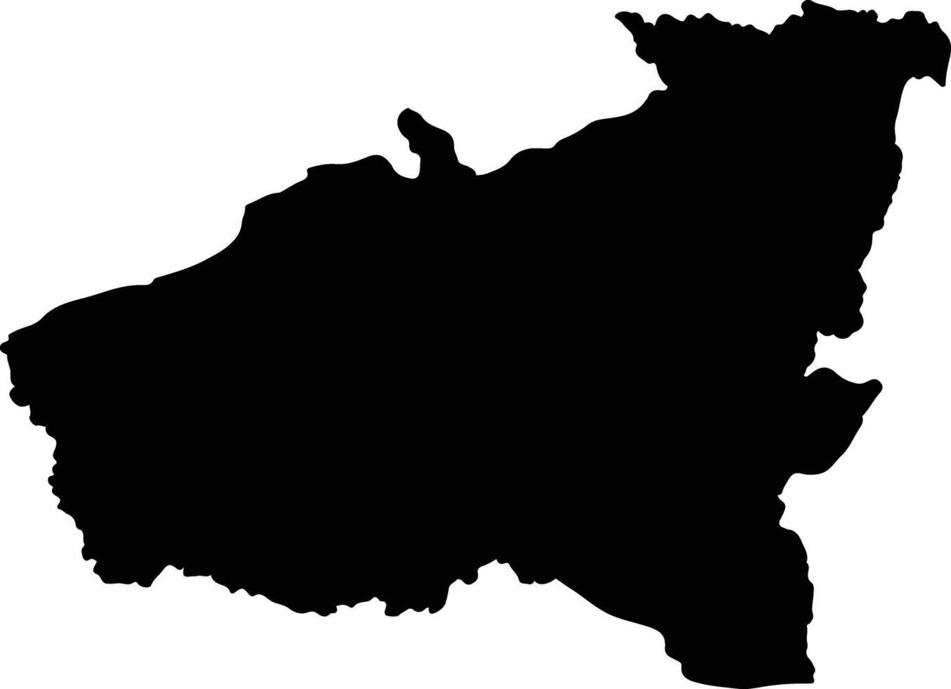 Si That Thailand silhouette map vector
