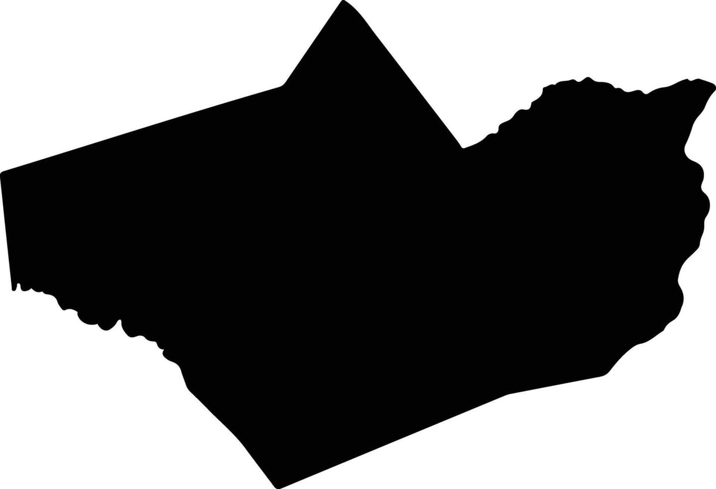 Siavonga Zambia silhouette map vector