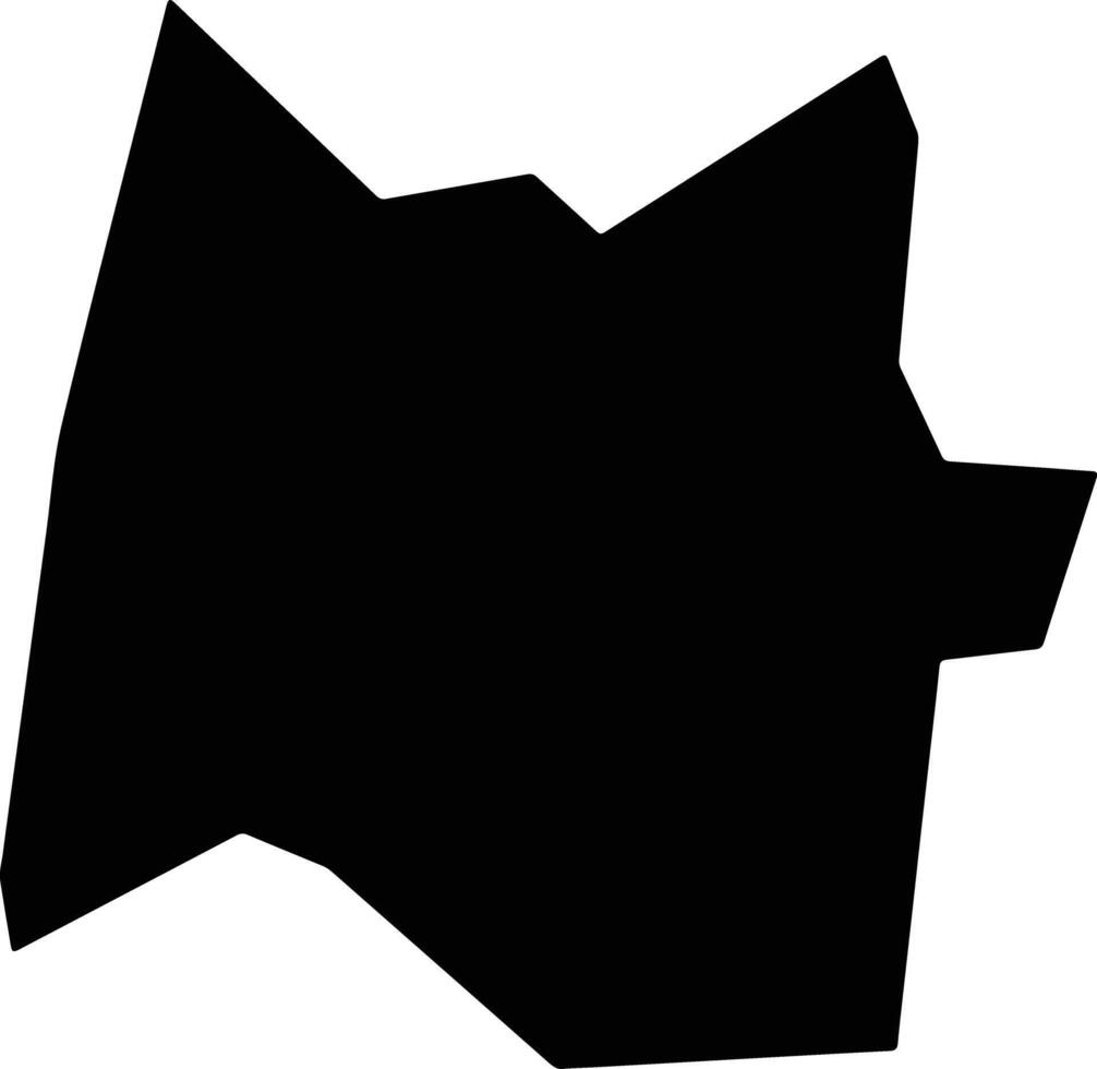 Sibilia Guatemala silhouette map vector