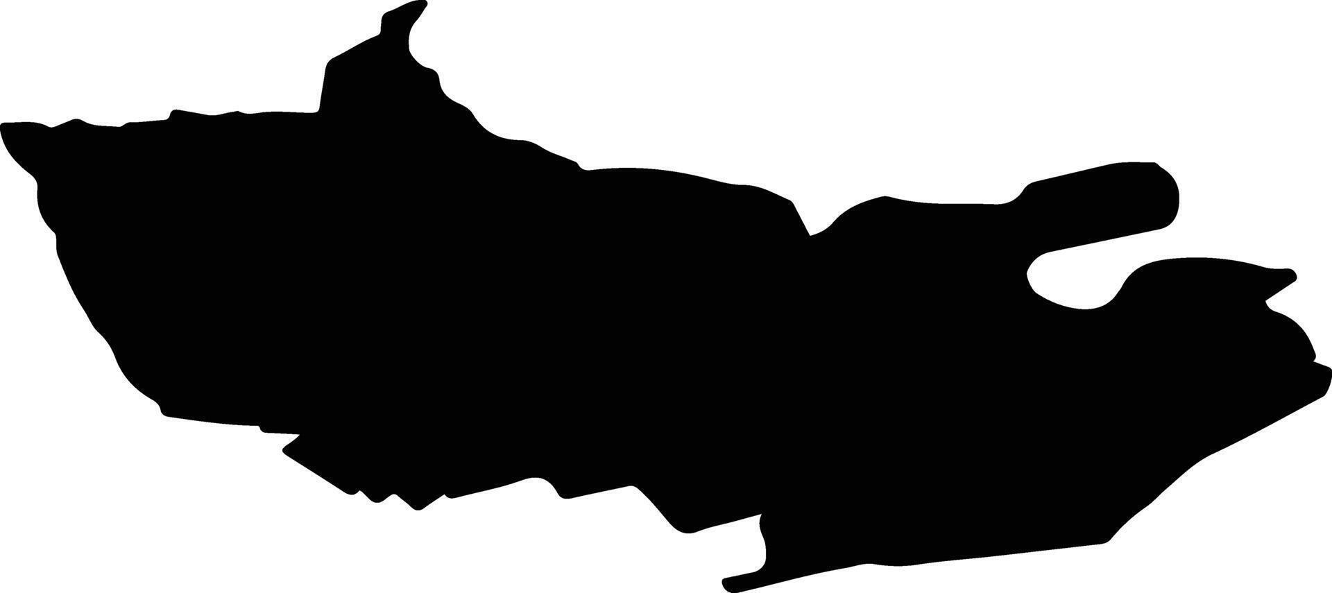 SIBOT Romania silhouette map vector