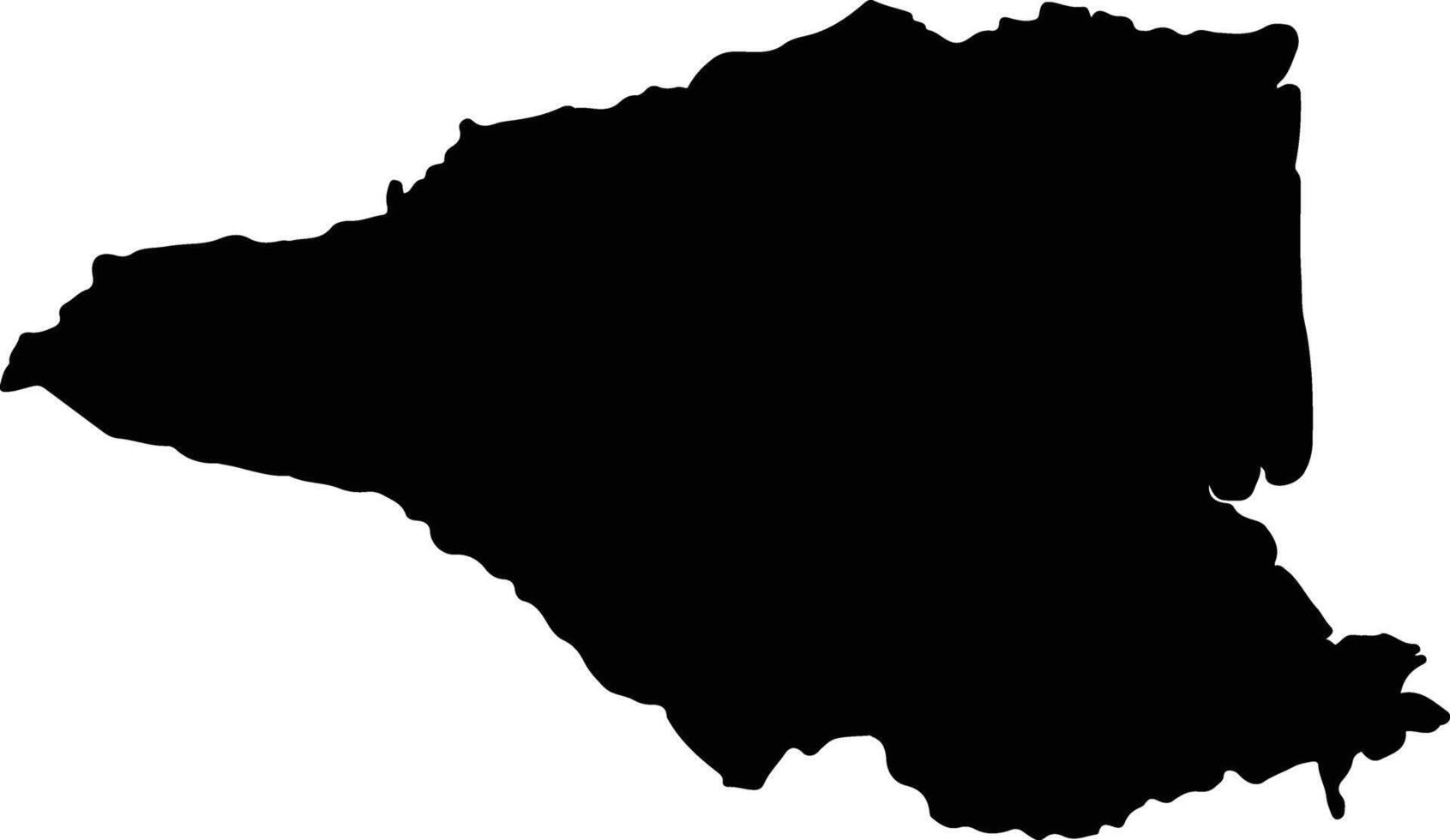Sidoarjo Indonesia silhouette map vector