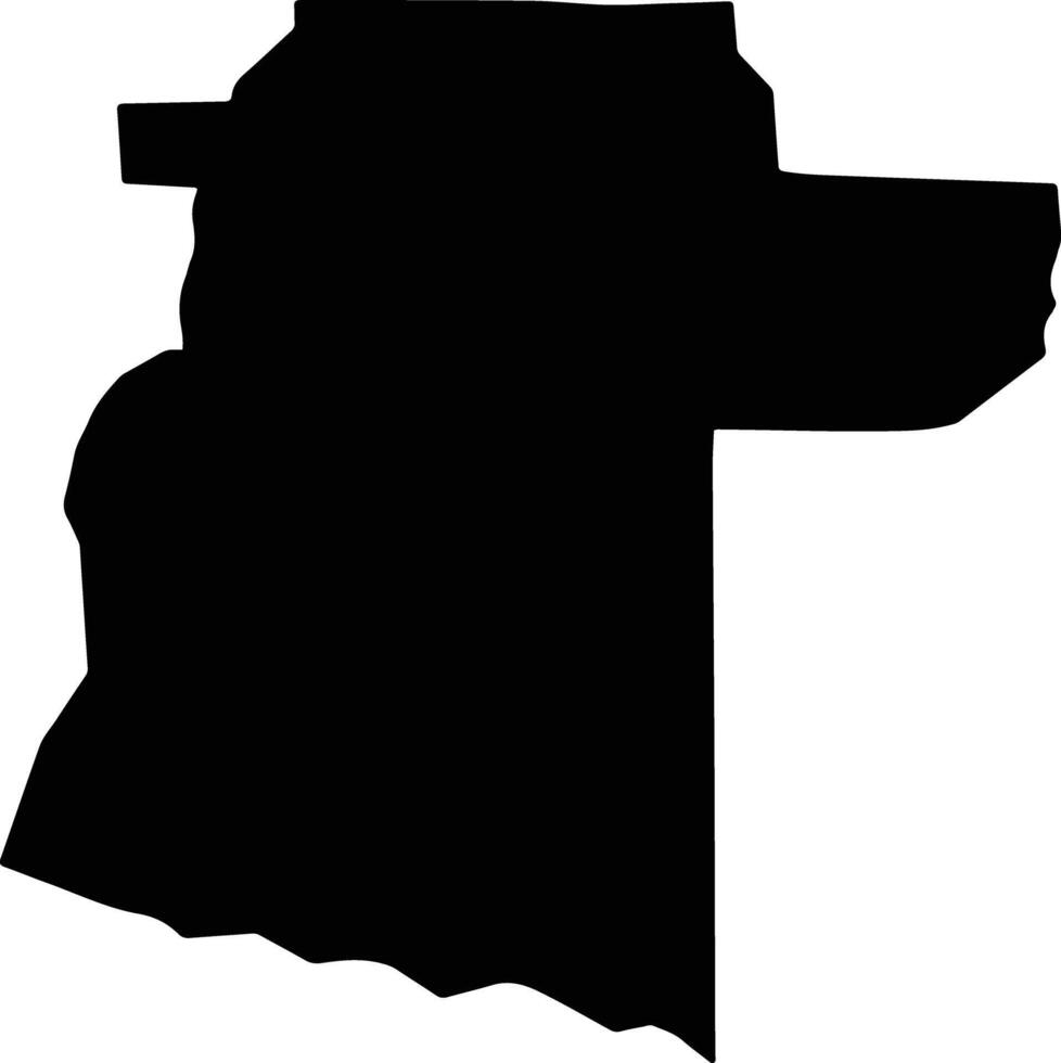 Siem Reap Cambodia silhouette map vector