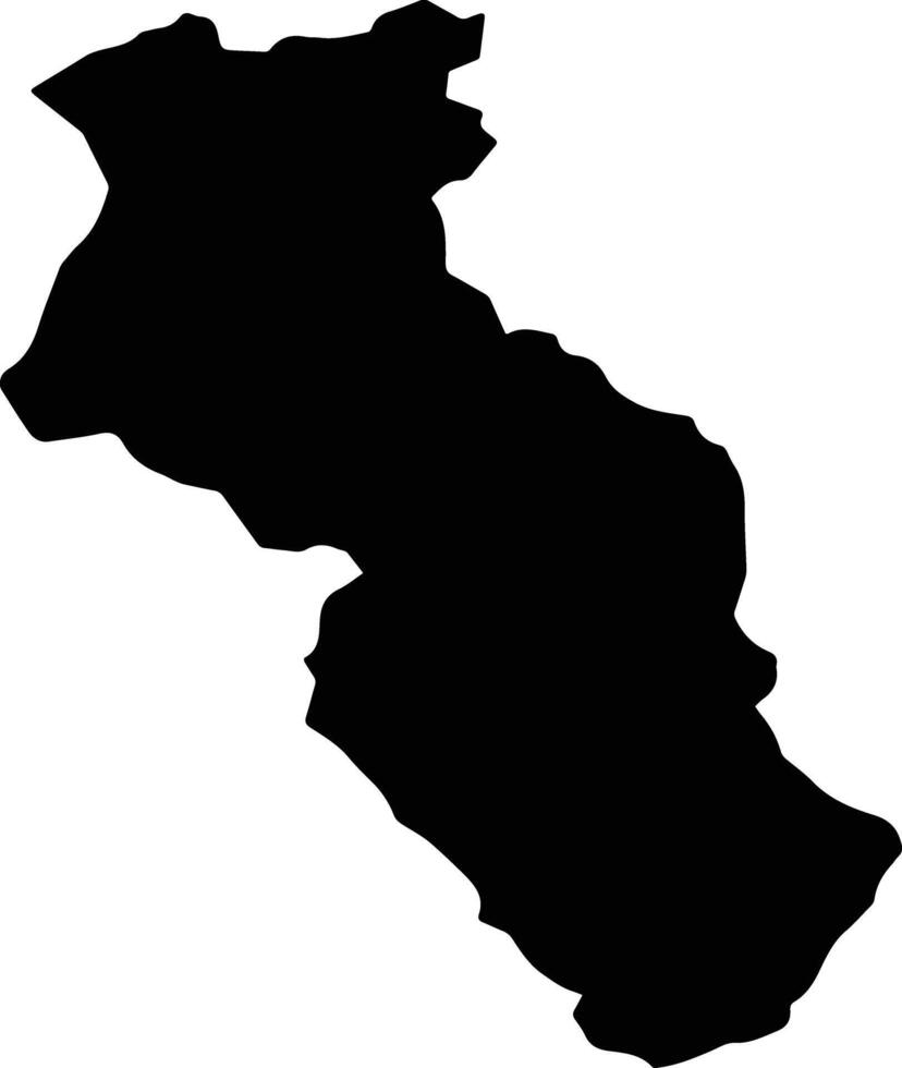 Sierre Switzerland silhouette map vector
