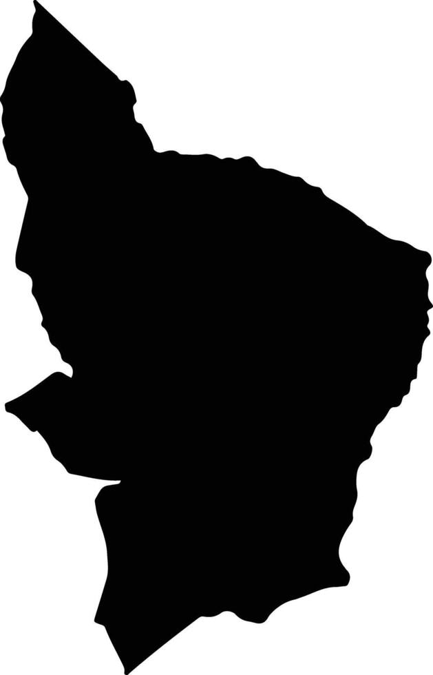 Sigor Kenya silhouette map vector