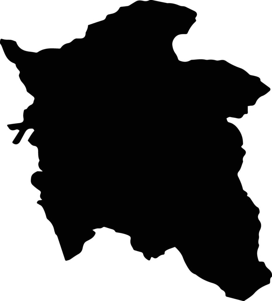 SIGHISOARA Romania silhouette map vector