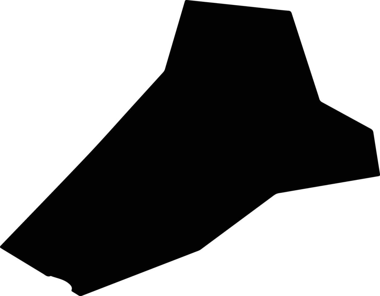 Siheung si South Korea silhouette map vector
