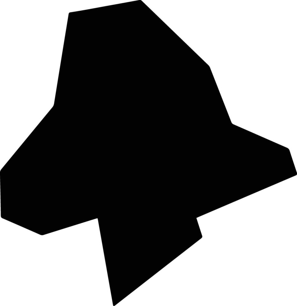 Sihongxian China silhouette map vector