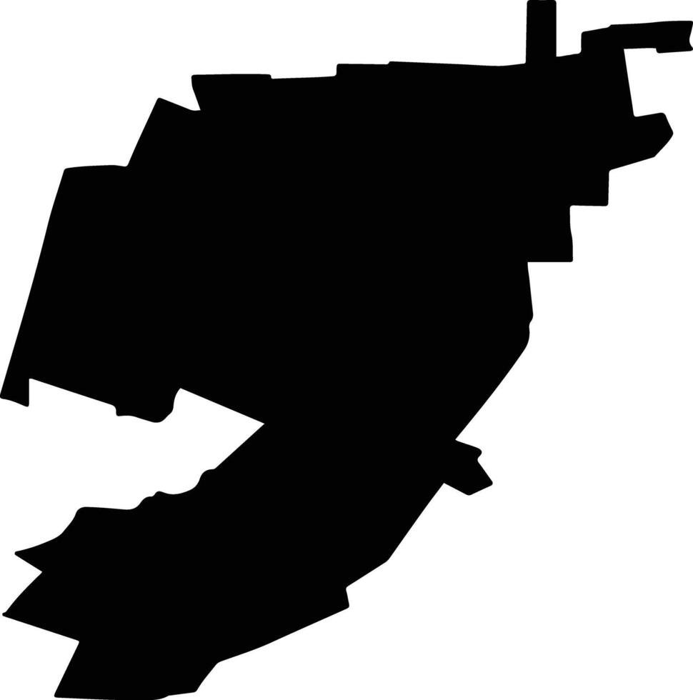 SIHLEA Romania silhouette map vector