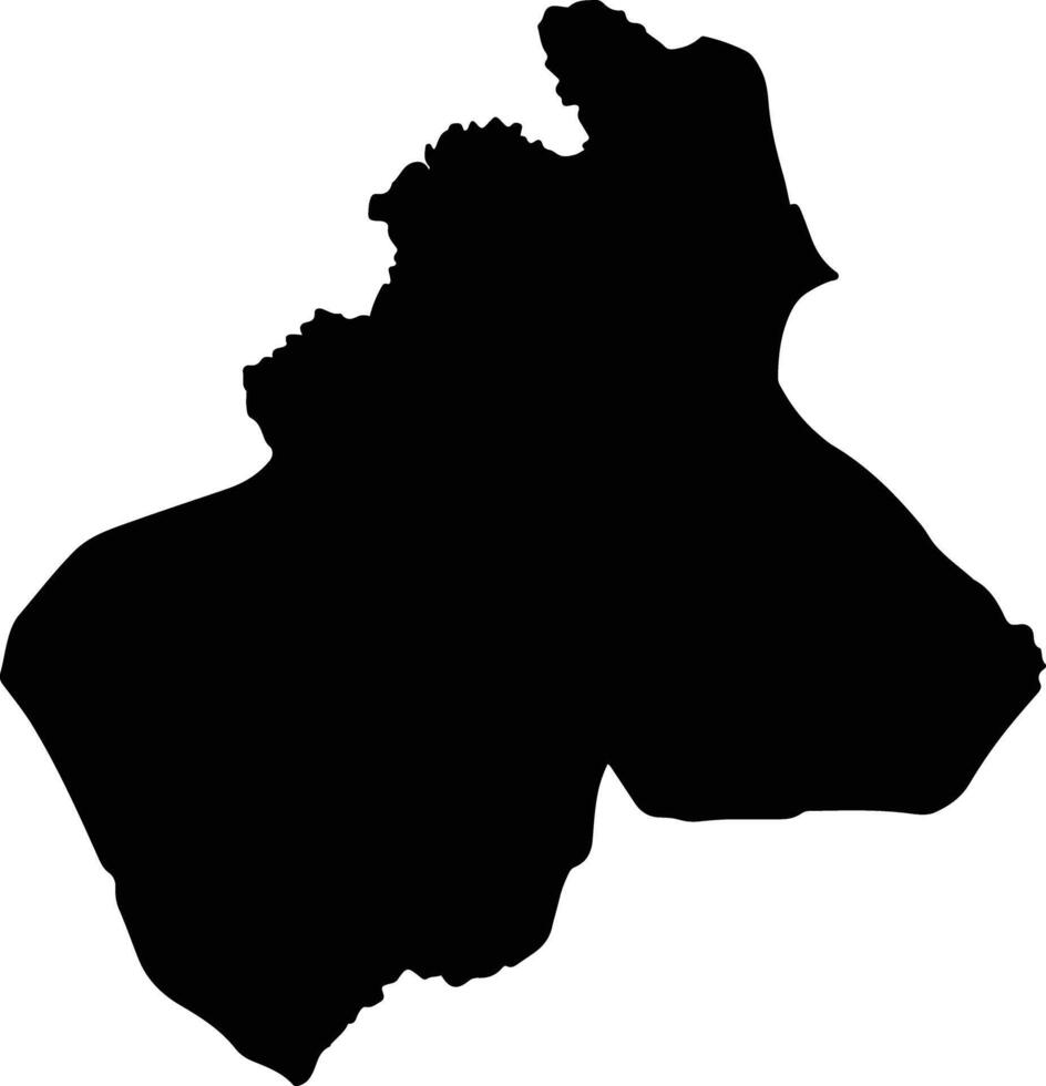 Sila Lat Thailand silhouette map vector