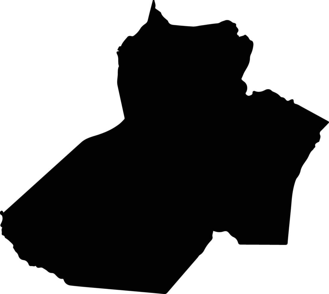 Silca Honduras silhouette map vector