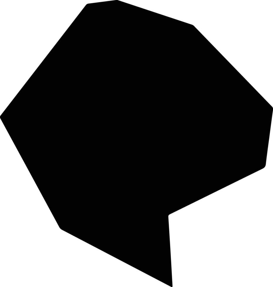 Silikou Cyprus silhouette map vector