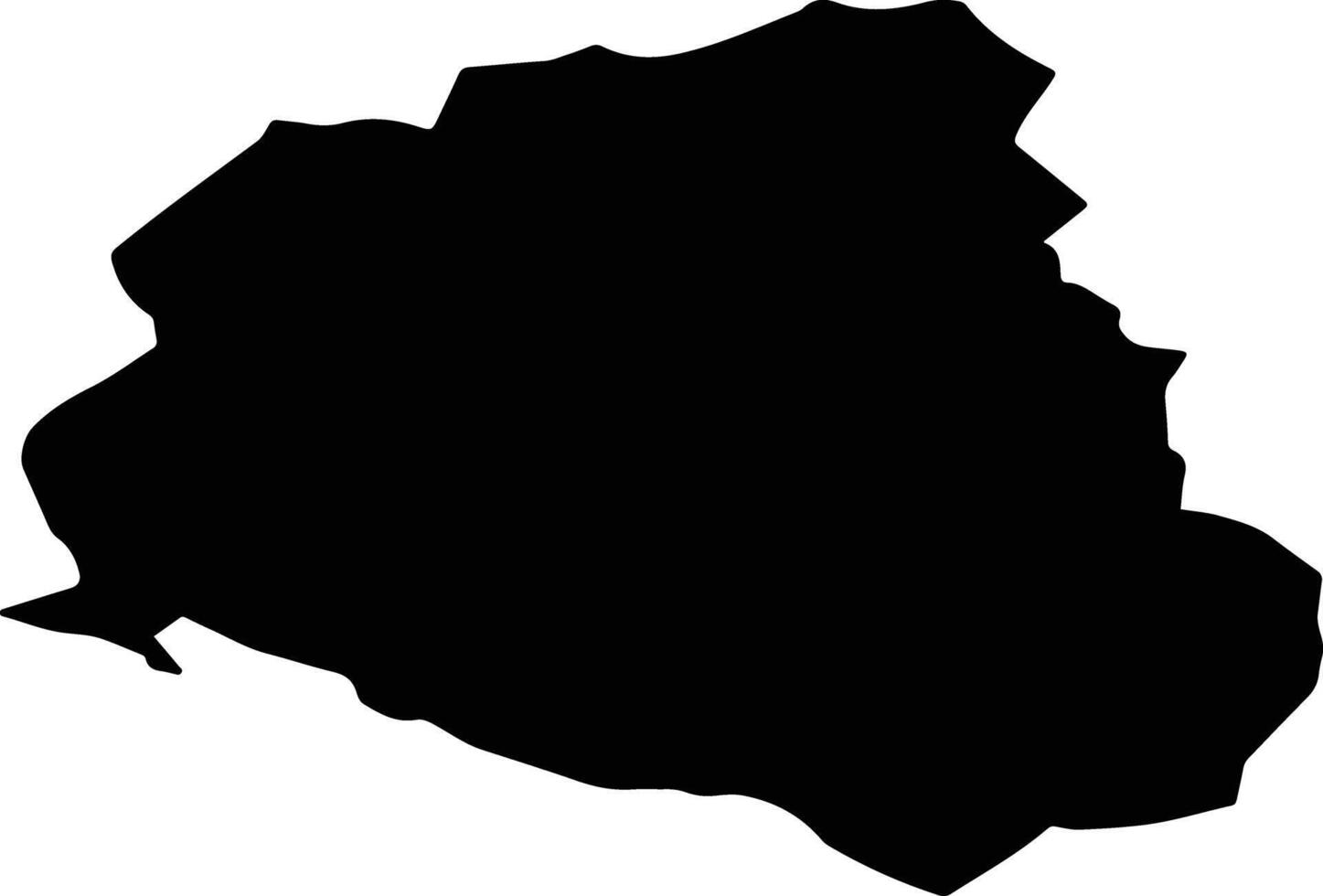 SILIVASU DE CAMPIE Romania silhouette map vector