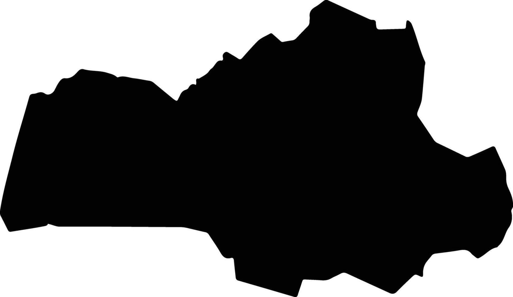 Siltepec Mexico silhouette map vector