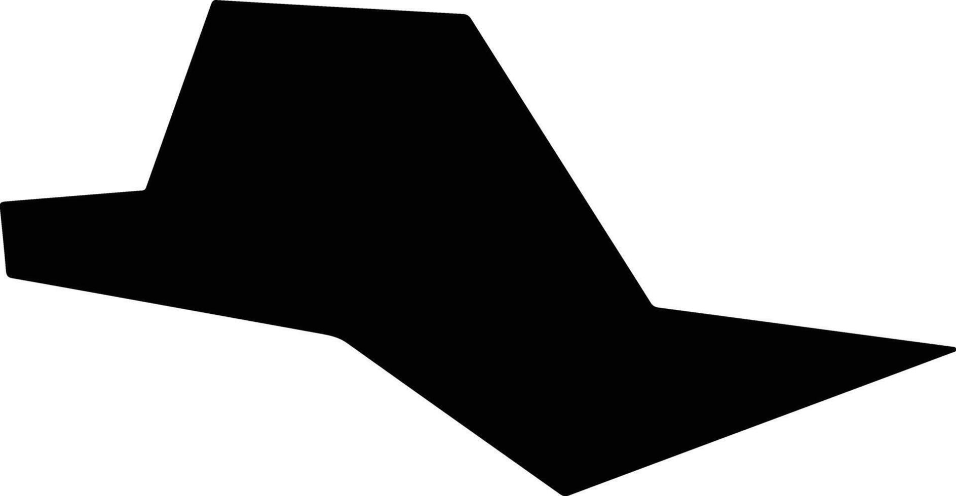Simferopol Ukraine silhouette map vector