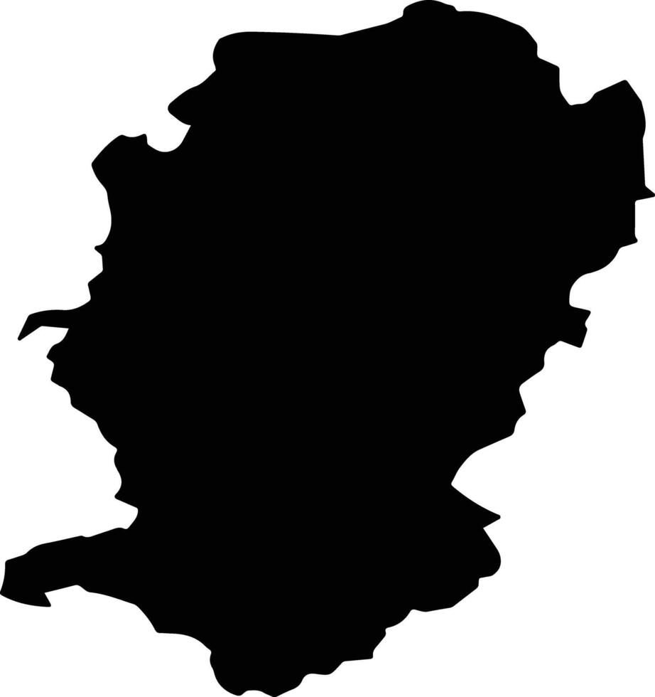 SIMISNA Romania silhouette map vector