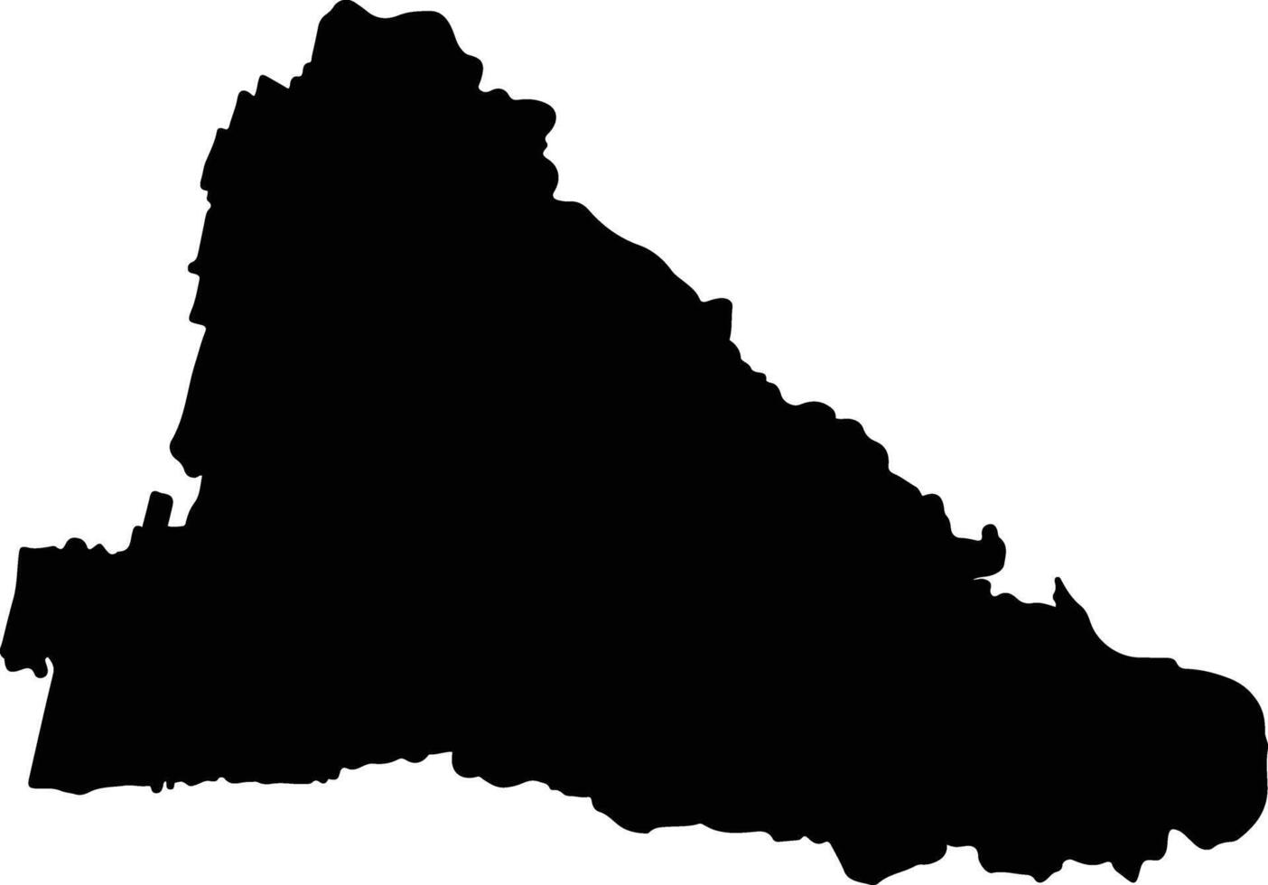 Simoca Argentina silhouette map vector
